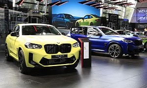 Live Pics: Updated 2022 BMW X3 M and X4 M Land in Munich Wearing Competition Duds