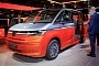 Live Pics: Volkswagen T7 Multivan Is Only "Energetic", Not Yet Electric at IAA 2021