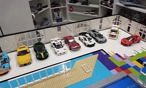 Live Your Supercar Ownership Dream With This Lego Luxury Garage and Mansion