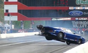 Lizzy Musi’s Drag Racing Crash - Filmed from Multiple Angles