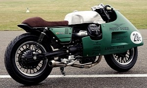 LM Creations Custom Shop Recreates the Famous Moto Guzzi V8 Racer in This Stunning Build
