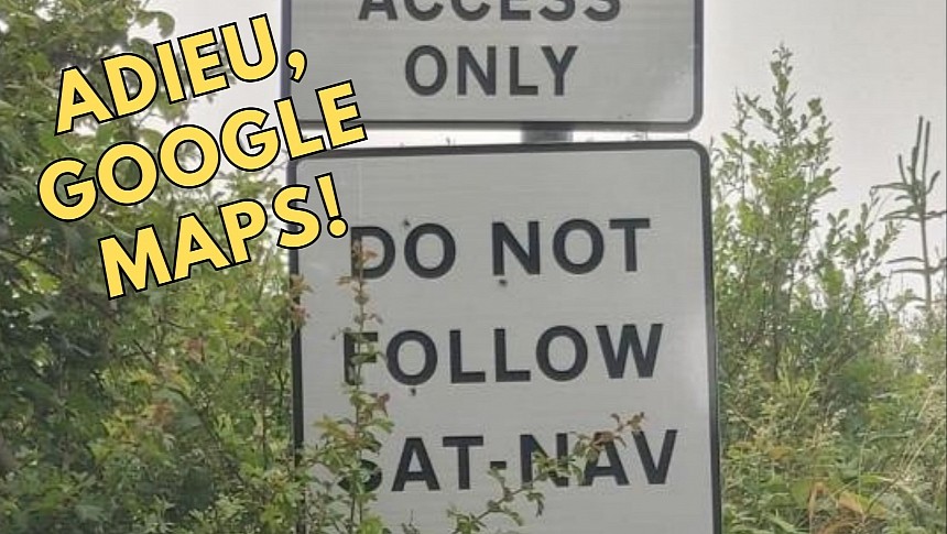 Authorities telling drivers to stop relying on navigation apps