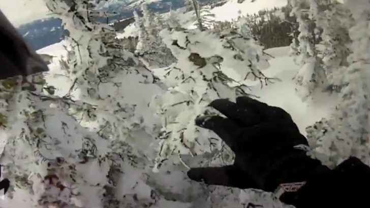 Lolrider Crashes Snowmobile into a Tree