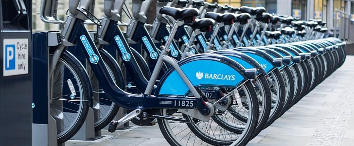 Bicycles for hire in London