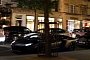London Fights Supercars: Woman Throws Apple at Lamborghini Aventador