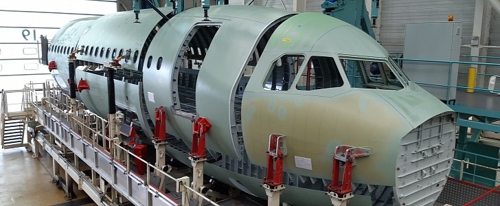 The A321XLR is currently being assembled at the Airbus facility in France.