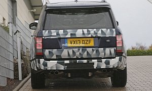 Long Wheelbase Range Rover SVR Spotted Testing for the First Time