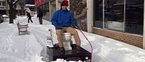 Loo-Cy Is a Motorized Toilet Snow Plow