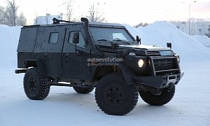 Look What the Snowcat Dragged in: a Mercedes-Benz G-Class Light Armored Patrol Vehicle
