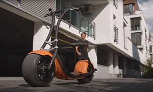 Looks and Brains. Rolley Is a Cool-Looking E-Scooter That Needs No Acceleration Throttle