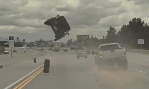Loose Wheel Sends Kia Soul Flying, Proves How Crazy Accidents Can Be