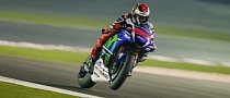 Lorenzo Leads Day 1 in Qatar, Vinales Is Right Behind Him