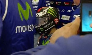Lorenzo Not at All Happy with His Foggy HJC Helmet That Caused His Poor Race at Silverstone