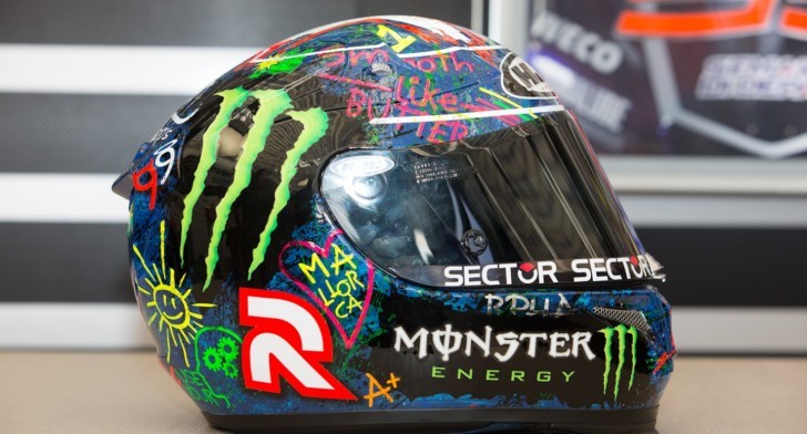 Lorenzo’s Graffiti Helmet Sold for more than €27,000