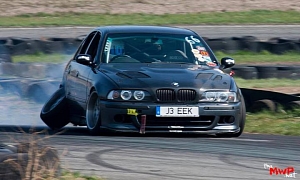 Losing One of Your BMW's Wheels at a Drift Contest Is Honorable