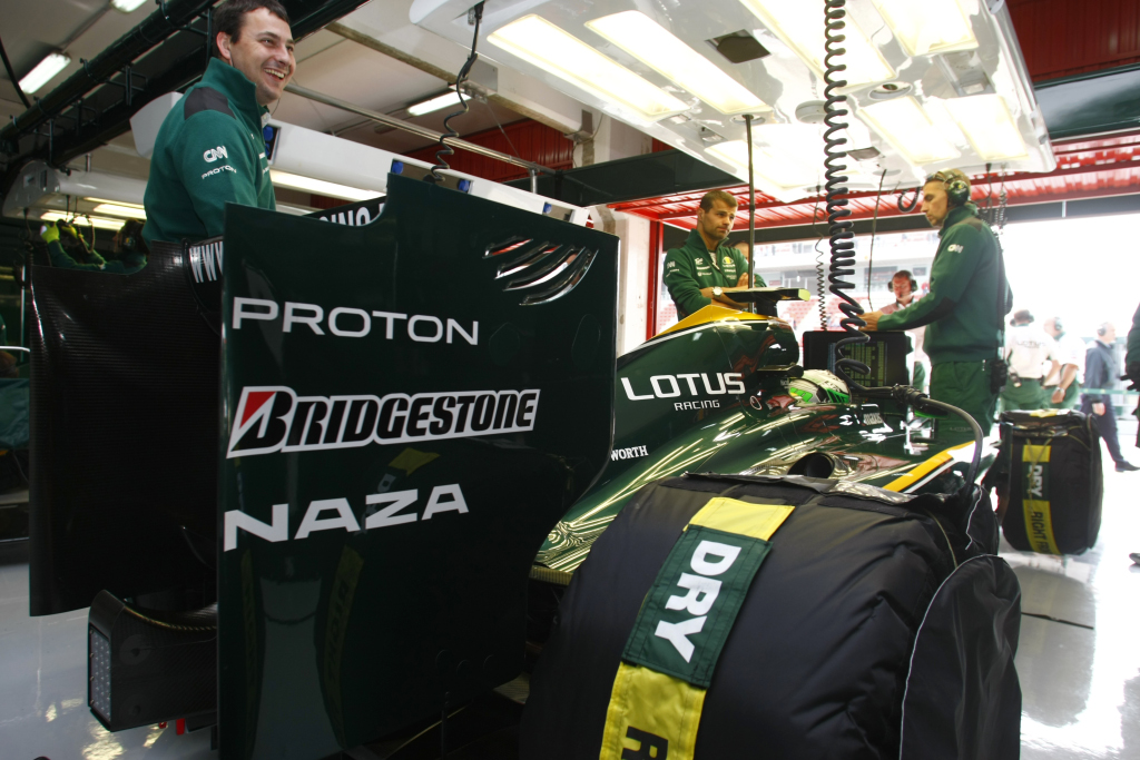 Lotus T127 in the garage