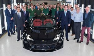 Lotus Evora 400 Production Starts in Hethel, Great Britain