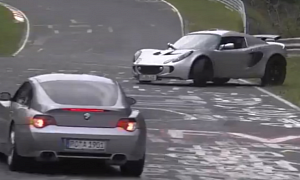 Lotus Exige Has Little Crash at 'Ring Track Day