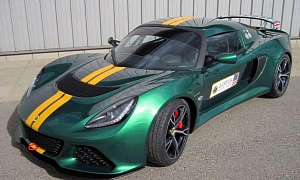 Lotus Shows Off Exige V6 Cup at Brands Hatch