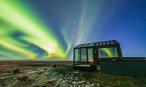 Lovely Self-Sufficient Tiny House in Iceland Built With Driftwood from Russia