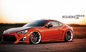 Low and Mean Toyota GT 86 Shines at Sunset