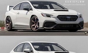 Low and Wide 2022 Subaru WRX Coupe CGI-Axes Crosstrek Leaven and Two Doors