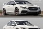 Low and Wide 2022 Subaru WRX Coupe CGI-Axes Crosstrek Leaven and Two Doors