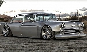 Low Chevy Bel Air Tri-Five Packs Wide CGI Steroids, Doesn't Get Universal Approval