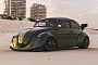 Low-Green, Wide VW Beetle Takes Virtual Racer “REV3nGE” Over Becoming Extinct