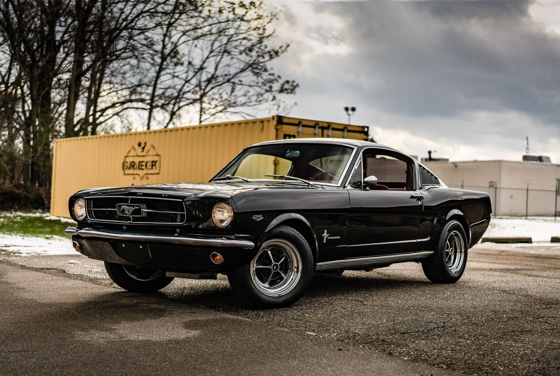 Low-Mile 1966 Ford Mustang Fastback Chants About Classic Red and Black ...