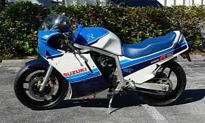Low-Mile 1986 Suzuki GSX-R750 With Minor Blemishes Would Look Right at Home in a Museum