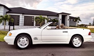 Low-Mileage 1997 Mercedes SL 600 Has a Mushroom Surprise Inside and Hammer Vibes