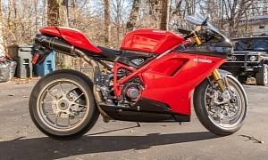 Low-Mile 2008 Ducati 1098R Packs Carbon Fiber Accessories and Asphalt-Cracking Power