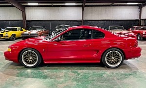Low-Mile, Crimson 1994 Ford Mustang SVT Cobra Will Certainly Not Bloody Your Wallet