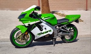 Low-Mileage 2003 Kawasaki Ninja ZX-9R Looks as If It’s Fresh Out of the Oven