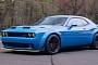 Low-Mileage 2019 Dodge Challenger Hellcat Redeye Is Wearing a Rare Shade of Blue