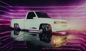 Low n’ Pro OBS Chevy C1500 Is 1990s x 2022 Shop Poster Material, Definitely NSFW