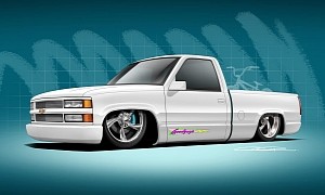Low-Pro 1988 Chevy Silverado OBS Flaunts Truly Mesmerizing CGI-to-Reality Looks