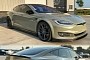 Widebody Tesla Model S Proudly Wears Asymmetric Concave Vertini Alloys