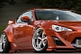 Low Toyota GT 86 Riding on Work Wheels