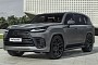 Lowered 2022 Lexus LX Is a Gray-Haired CGI Master in Ninja “Shadow Line”