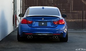 Lowered Estoril Blue BMW 435i Is Just Right