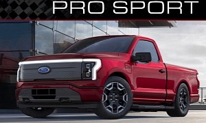 Lowered Ford F-150 Lightning Pro “Sport” Gets a Load of Virtual Two-Door Love