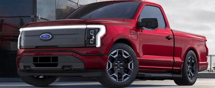 Lowered Ford F-150 Lightning Pro Sport rendering by jlord8