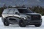 Lowered GMC Yukon “Shadow Line” Knows the North Remembers in Winter CGI