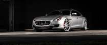 Lowered Maserati Quattroporte Proves Why the Right Wheels Are so Important