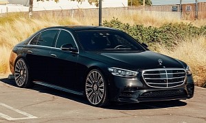 Lowered S 580 Feels as Luxurious as a Maybach on Big AGL77 Forged Monoblocks