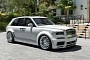 Lowered, Widebody Rolls-Royce Cullinan Gets an Overdose of Chrome and White
