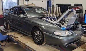 LS-Swapped Ford Mustang With 8 Turbos Gets Dyno Tested One Last Time