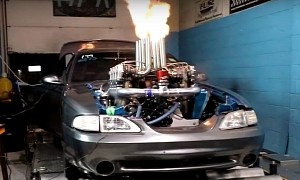 LS-Swapped Ford Mustang With Eight Turbos Hits the Dyno, Silences Haters
